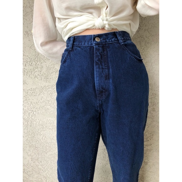 SOLD (DEPOP) VINTAGE High waisted Over-dyed jeans - Picture 3 of 4
